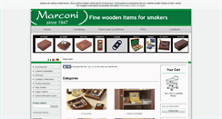 Desktop Screenshot of marconihumidor.com
